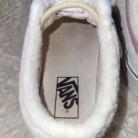 Vans Old Skool Stackform Pig Suede Sherpa Lined Platform Women's Size 8 - Picture 6 of 9